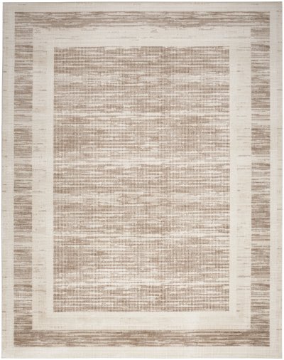 Nourison Home Nourison Serenity Home SRH07 2'2" x 7'6" Mocha Ivory Modern Indoor Rug - 7'10" x 9'10"