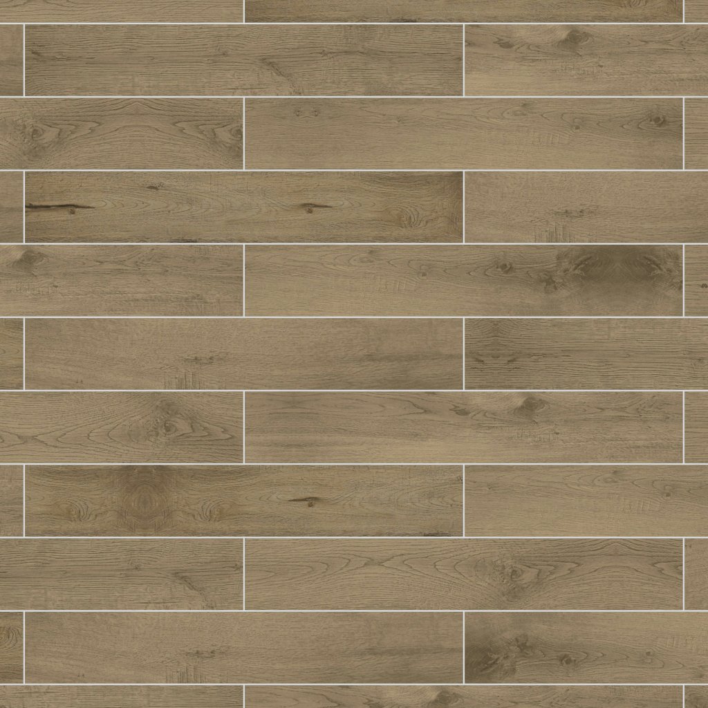 Daltile Sleigh Creek Landau, Plank, 6X36, Matte - Landau