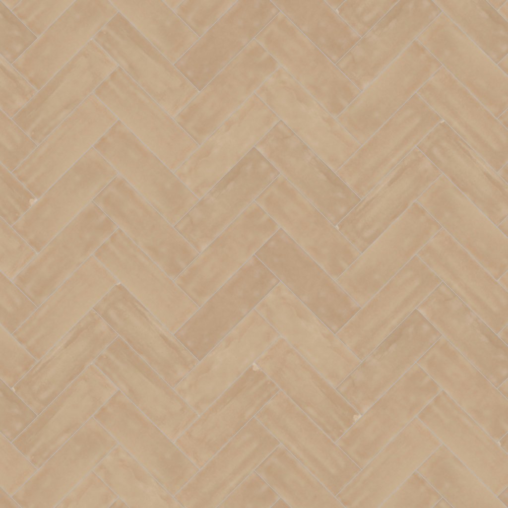 Daltile Nu Bare Caramel, Rectangle, 4X12, Handcrafted, Glossy - Caramel