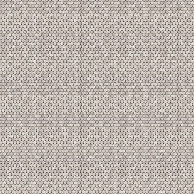 Marble Systems Silver Shadow Honed Penny Round Marble Mosaic 12x12 - Silver Shadow - 12" x 12" x 3/8"