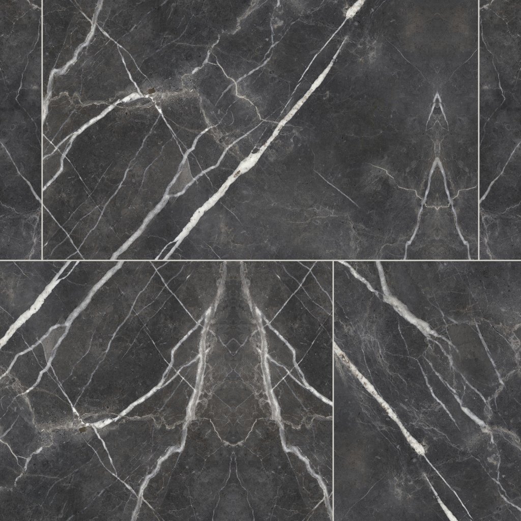 Qualis Ceramica Royal Stoneworks 48X48 Tuscan Forge Vein Honed