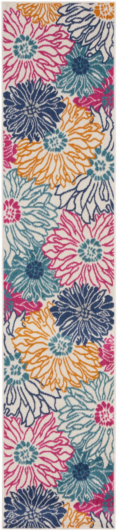 Nourison Home Nourison Passion PSN17 8' x 10' Ivory Multicolor Contemporary Indoor Rug - 2'2" x 10'