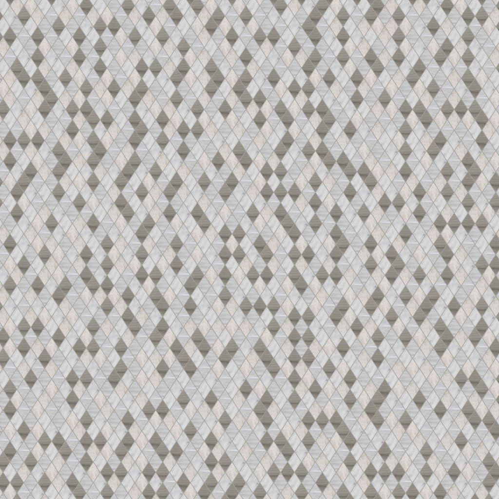 Marble Systems Haisa Light, Haisa Dark, Silver Shadow, Multi Finish Almas Marble Mosaic 9 5/16x10 1/2 - Haisa Light, Haisa Dark, Silver Shadow,