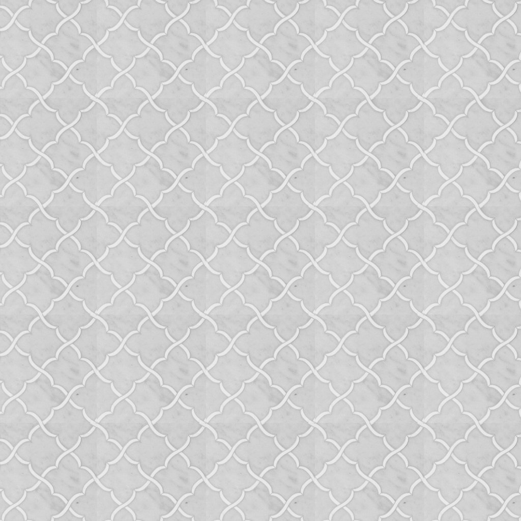 Marble Systems Dolomite, Glacier Multi Finish Gaia Marble Mosaic 12x12 - Dolomite, Glacier
