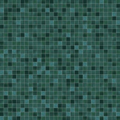 Marble Systems Green Glossy Midan Zellige Mosaic 12x12 - Green - 12" x 12" x 1/2"