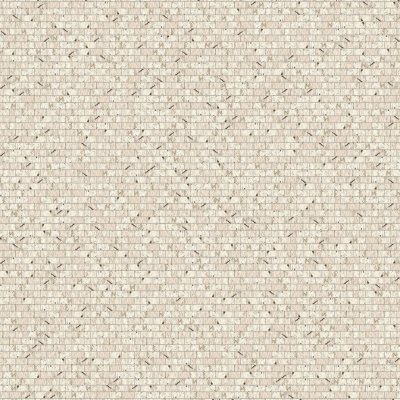 Marble Systems Ivory Wall Decos 1x2 Travertine Mosaic 12x12 - Ivory - 12" x 12" x 3/4"