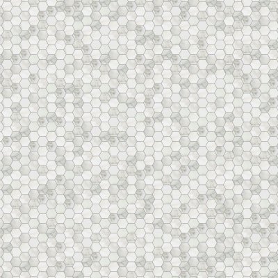 Marble Systems Calacatta Gold Polished Hexagon 2 Marble Mosaic 12x12 - Calacatta Gold - 12" x 12" x 3/8"