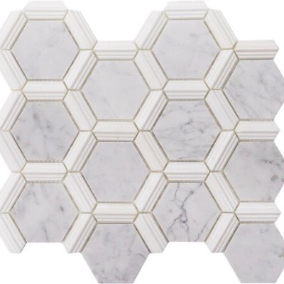 Qualis Ceramica Hamptons Collection Ashen Mosaic - " x "