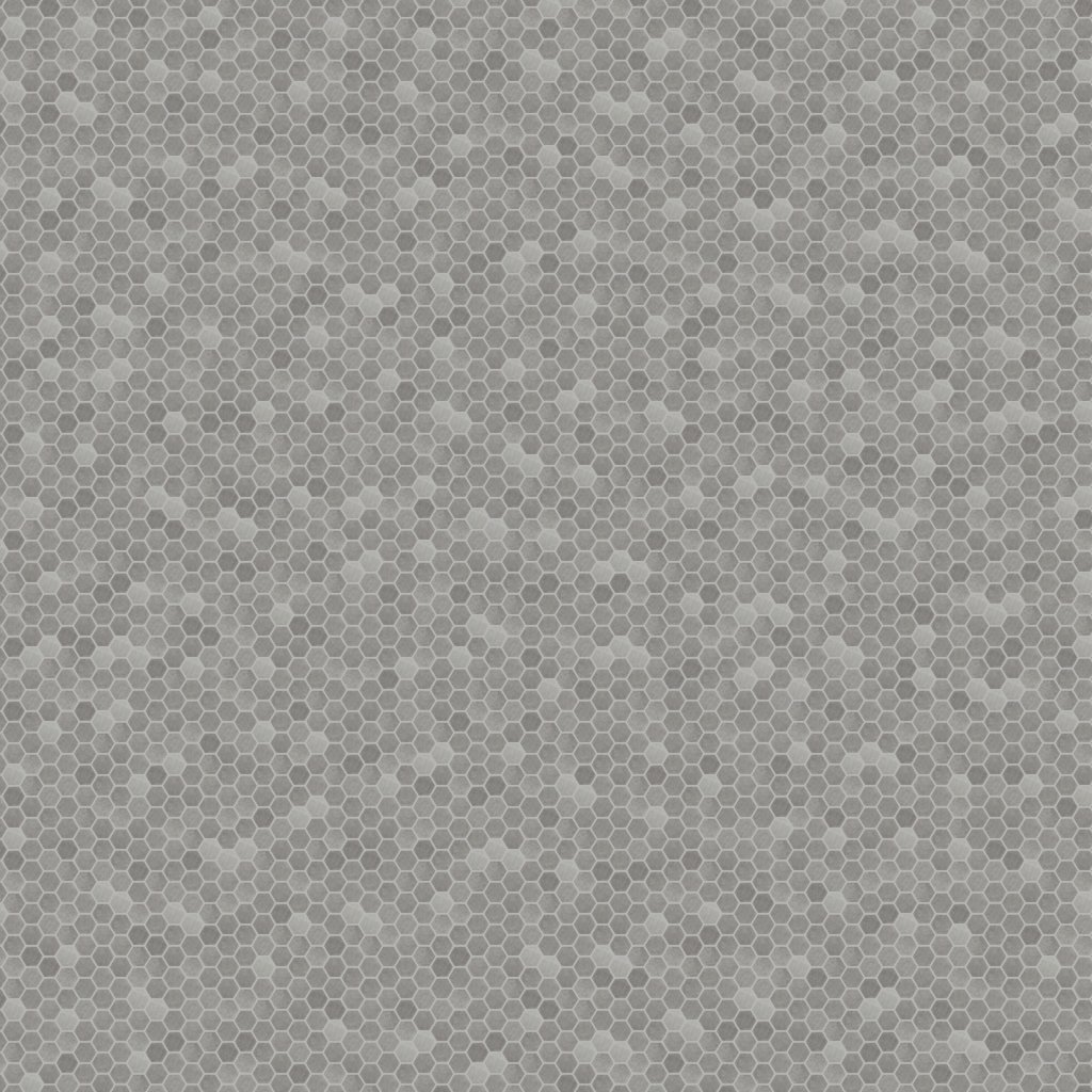 Daltile Uptown Glass Matte Frst Moka, Hexagon, 1, Matte - Matte Frst Moka