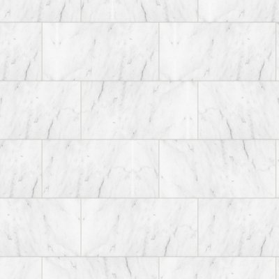 Qualis Ceramica Bianco Venatino 12x24 Honed - Alternating 1/3