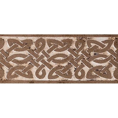 Marble Systems Akbar-50 Glazed Ceramic Border Tiles 2 1/2x6 - Akbar-50 - 2 1/2" x 6" x 3/8"