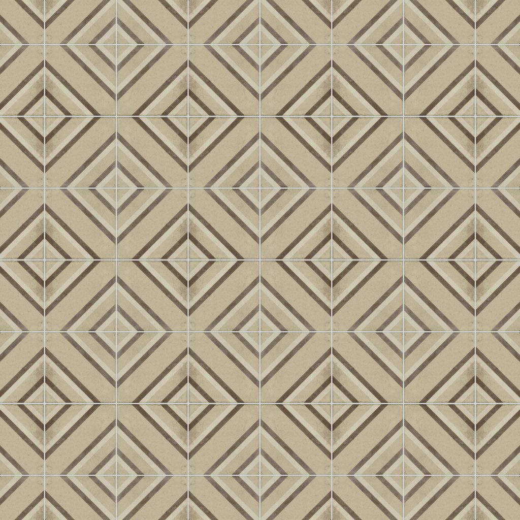 Daltile Quartetto Warm Piazza, Piazza, 8X8, Matte - Warm Piazza