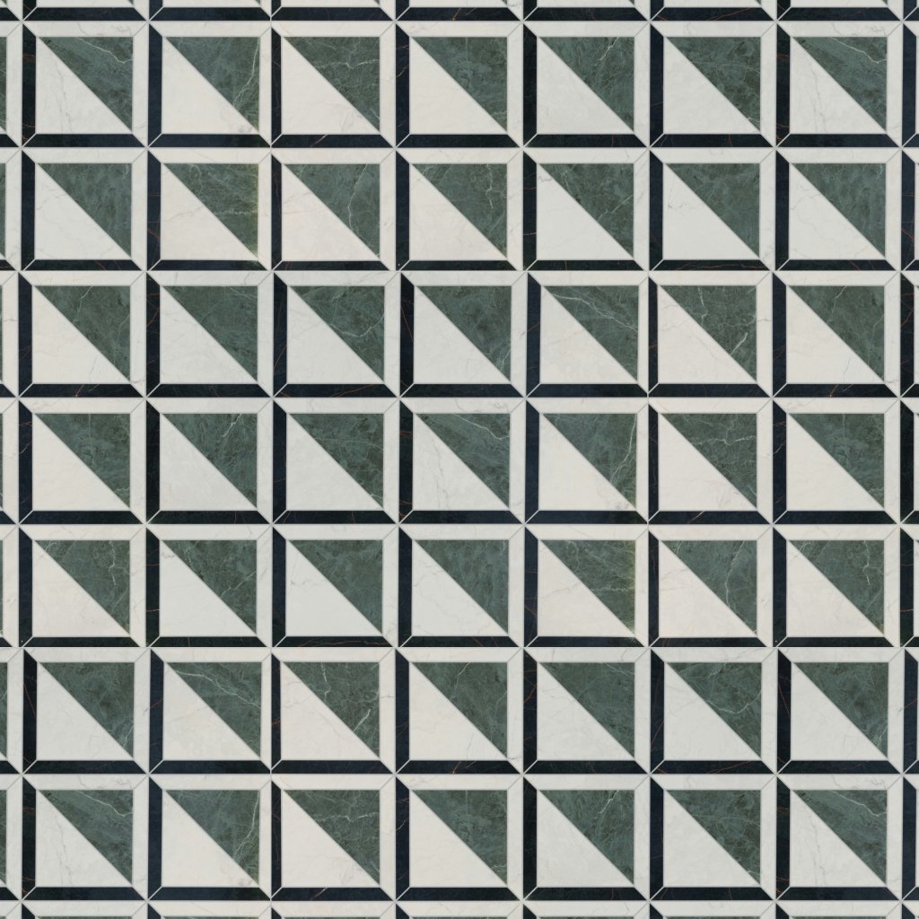 Daltile Sovran Triangle, Rectangle, 24X48, Satin - Triangle