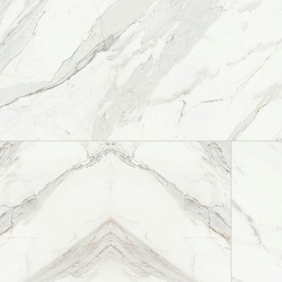 Qualis Ceramica Royal Stoneworks 48X110 Crown Calacatta Polished - Alternating 1/3