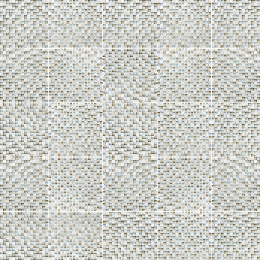 Qualis Ceramica 5/8X5/8 Spa Mosaic