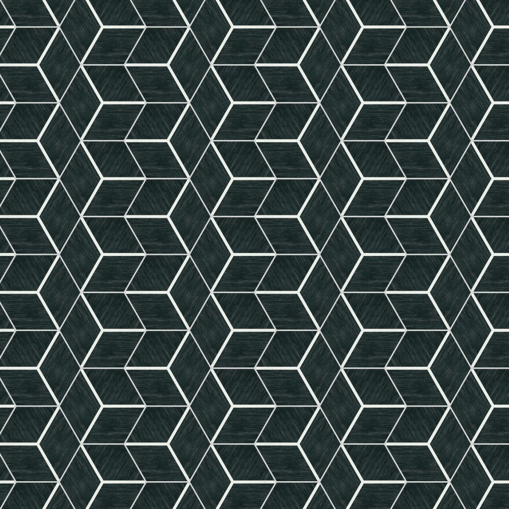 Daltile Bee Hive Medley Cube Negative, Cube Negative, 8 1/2X10, Matte - Cube Negative