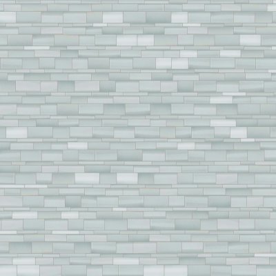 Marble Systems Tide Glossy Interlocking Slides Glass Mosaic 12x12 - Tide - 12" x 12" x 11/16"