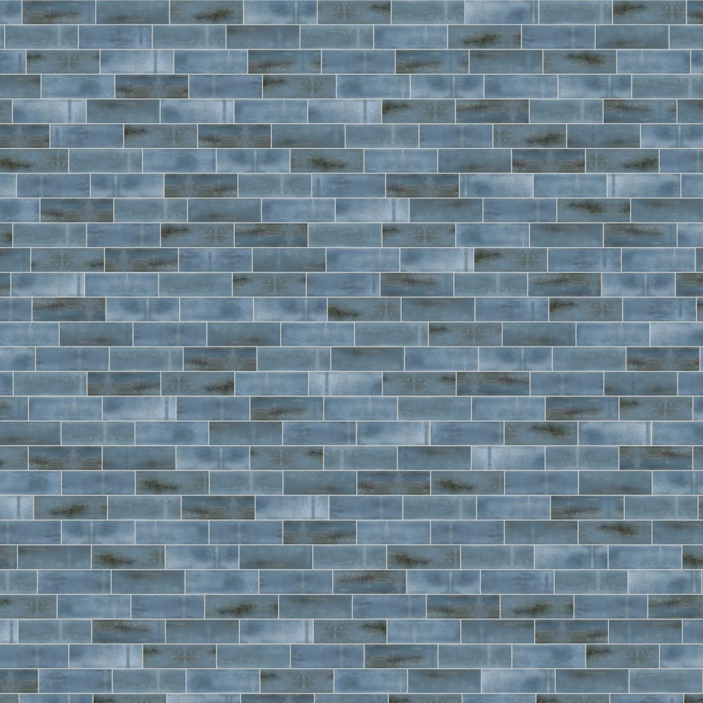 Qualis Ceramica Aruba 2x6 Night Blue Gloss