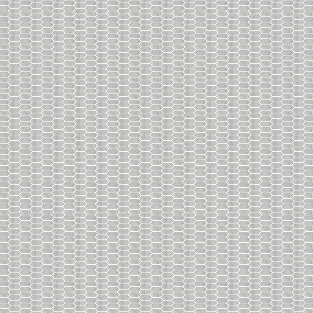 Qualis Ceramica Timeless Spirit Silver Picket Mosaic