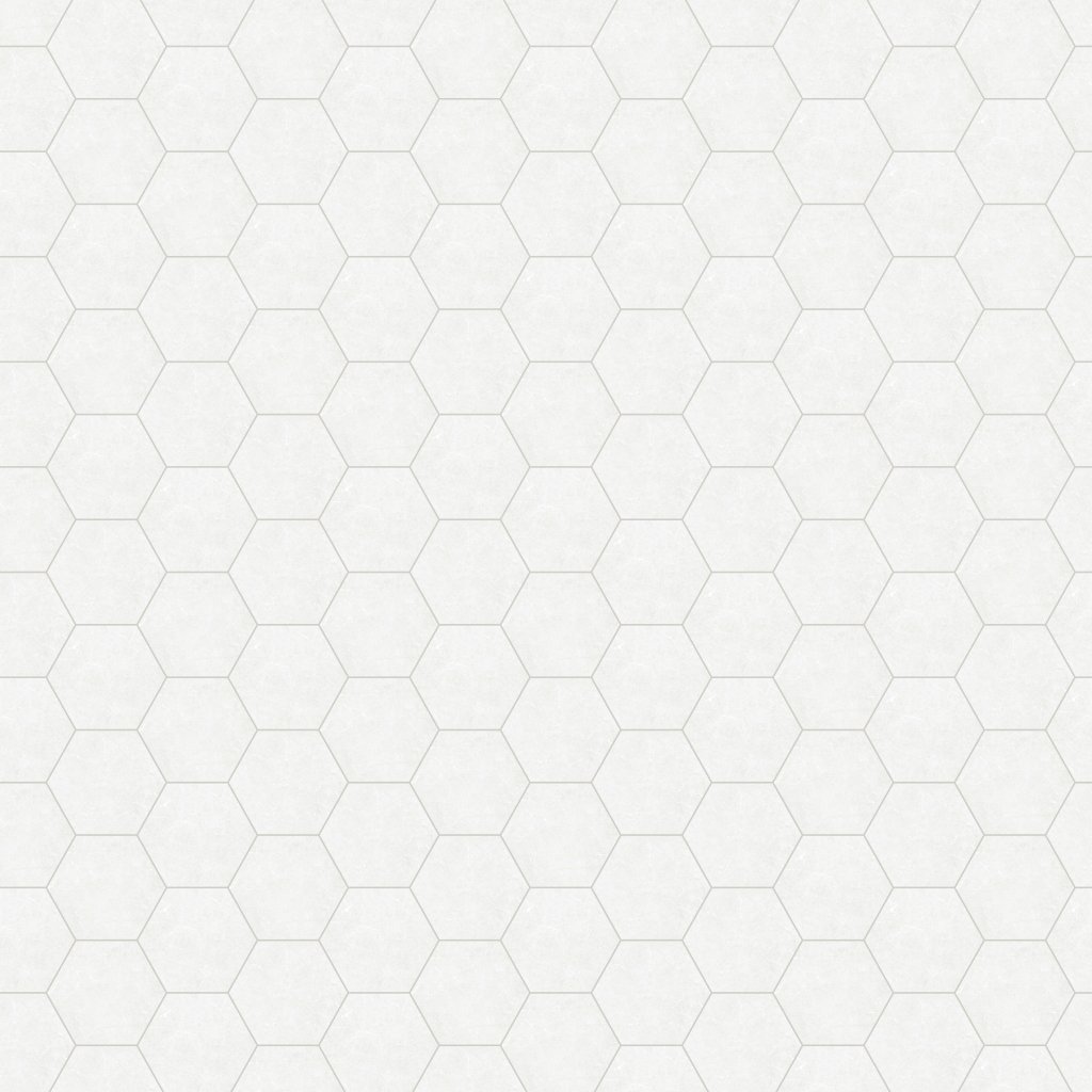Qualis Ceramica Form 5.5x6.4 White Hexagon