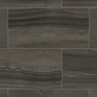 Qualis Ceramica Rhythm Rock Dark 24X48F - 24" x 48"