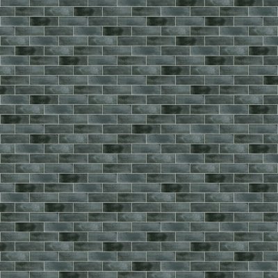 Qualis Ceramica Lisbon 2X6 Graphite - Alternating 1/2
