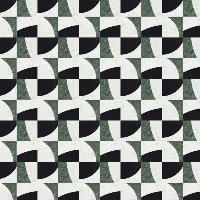 Qualis Ceramica Utopio Eclypse Pine Mosaic - 11,9" x 11,9"