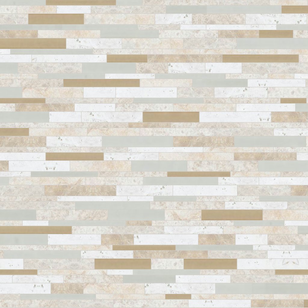 Qualis Ceramica Linear Bamboo Mosaic