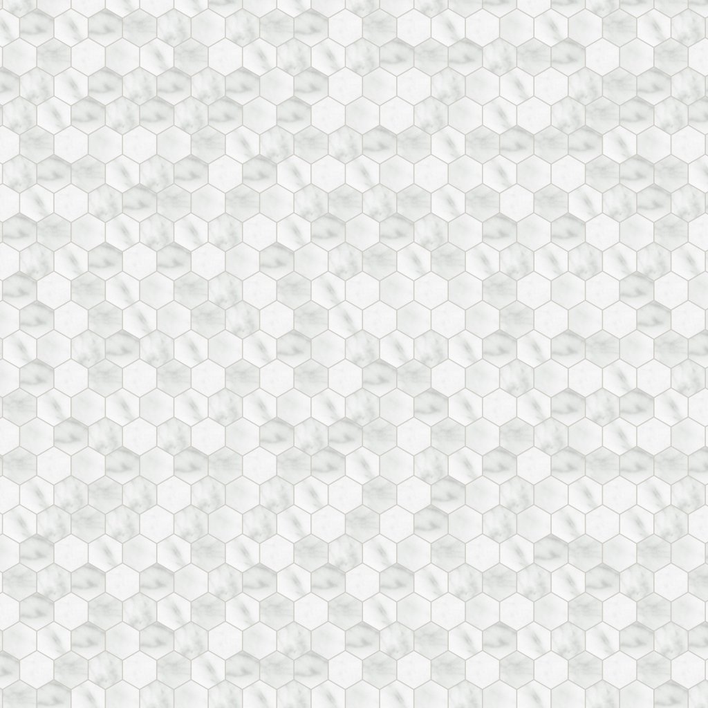 Qualis Ceramica Plata Carrara Abisso 2 Hexagon Polished