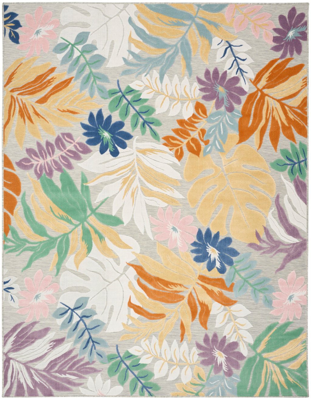 Nourison Home Nourison Suncoast SNC02 9' x 12' Multicolor Tropical Rug