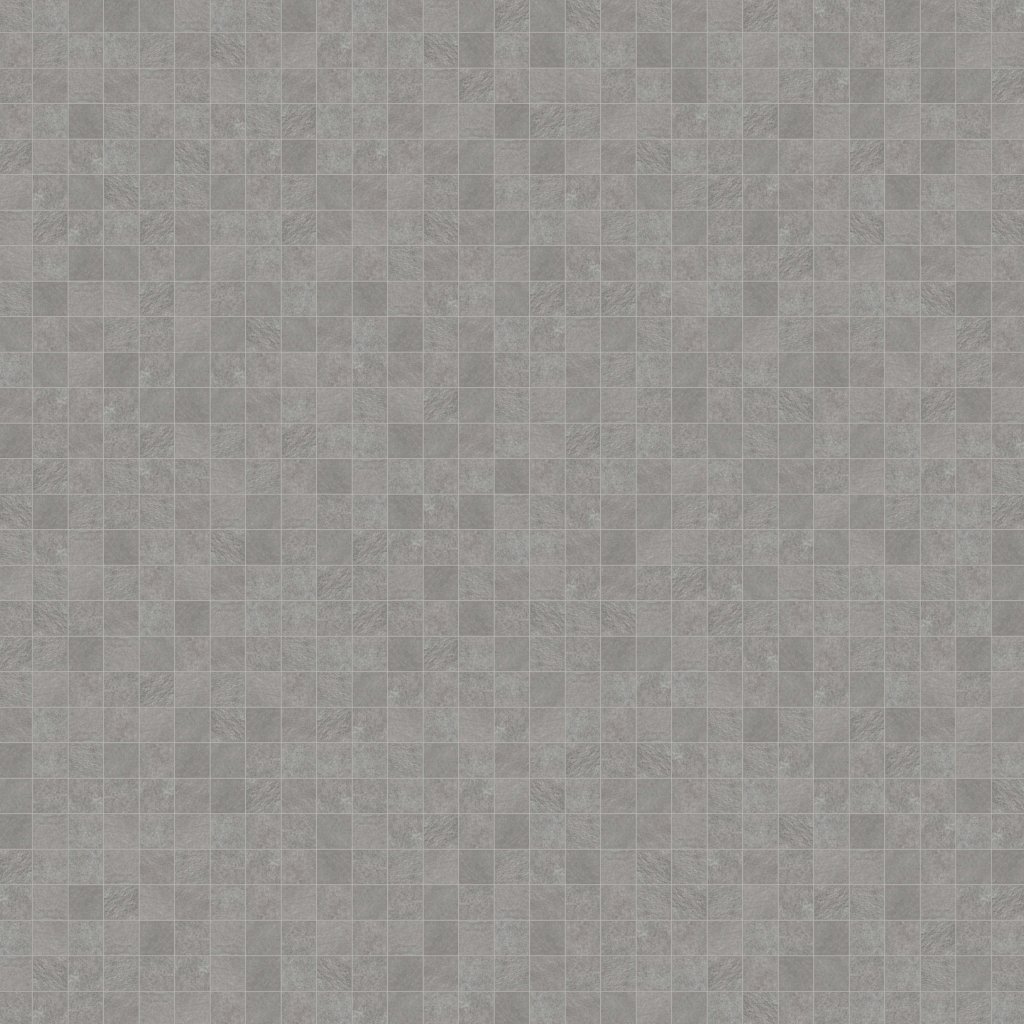 Marble Systems Silver Flow Matte 2x2 Stone Look Porcelain Mosaic 12x12 - Silver Flow
