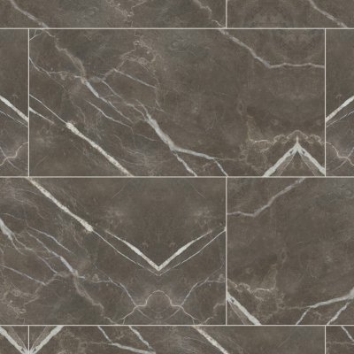 Qualis Ceramica Royal Stoneworks 24X48 Regal Brown Marble Honed - 24" x 48"