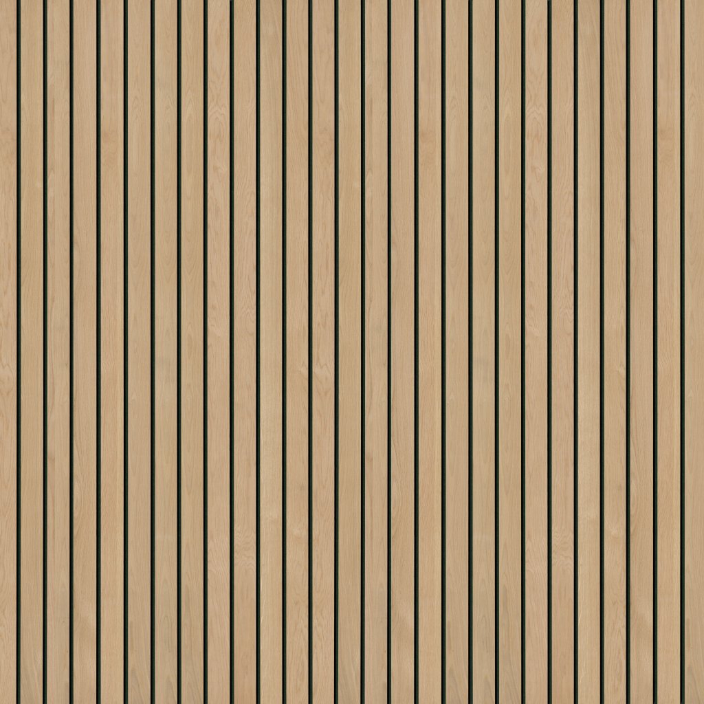 MSI Natural Acoustic Wood Slat Panels - Macro