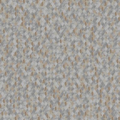 Marble Systems Afyon Grey, Avenza Dark, Palisandra Multi Finish Almas Marble Mosaic 9 5/16x10 1/2 - Afyon Grey, Avenza Dark, Palisandra - 9 5/16" x 10 1/2" x 3/8"