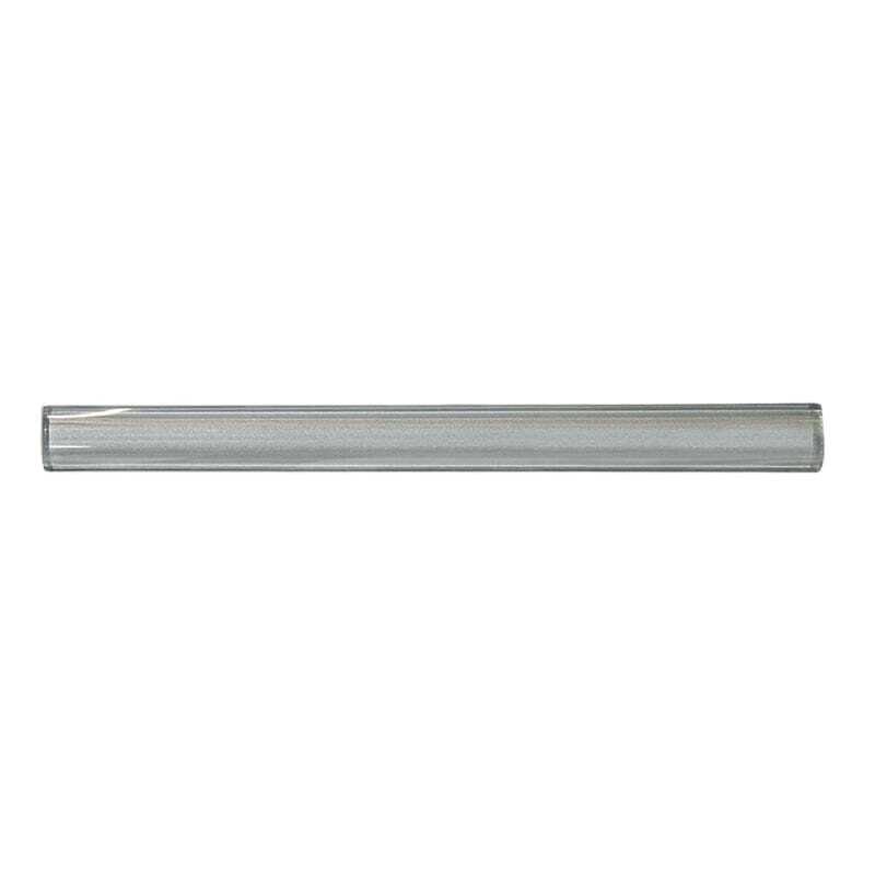 Marble Systems Sterling Metallic Qtr Round Glass Moldings 1x12 - Sterling