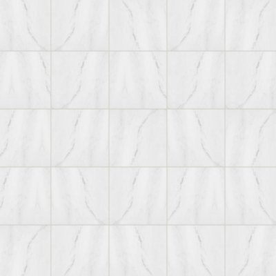 Qualis Ceramica Bianco Venatino 12x12 Polished - Grid