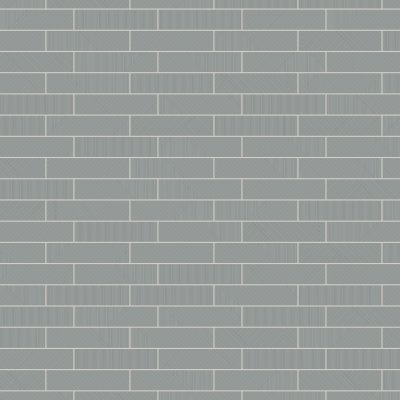 Qualis Ceramica Geometra 3x12 Charcoal Maze - Alternating 1/3