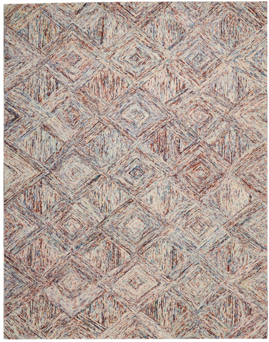 Nourison Home Nourison Linked LNK01 8' x 10'6" Multicolor Modern Indoor Rug