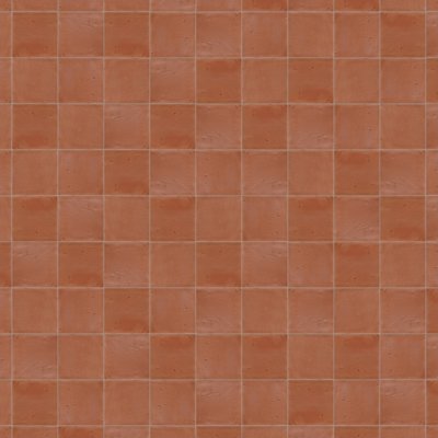 Marble Systems Hand Made Matte Terracotta Tile 6x6 - Hand Made - 6" x 6" x 3/8"