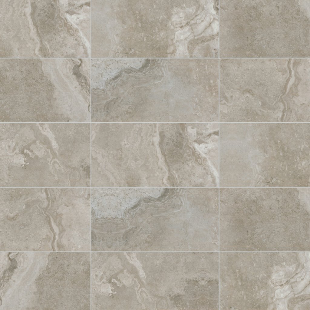 Daltile Archaia Atlas Grey, Rectangle, 12X24, Matte - Atlas Grey