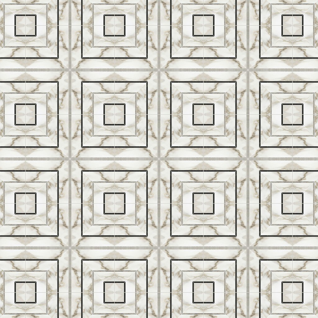 Qualis Ceramica Luxury Amalfi Calacatta Picco-Honed - Cream
