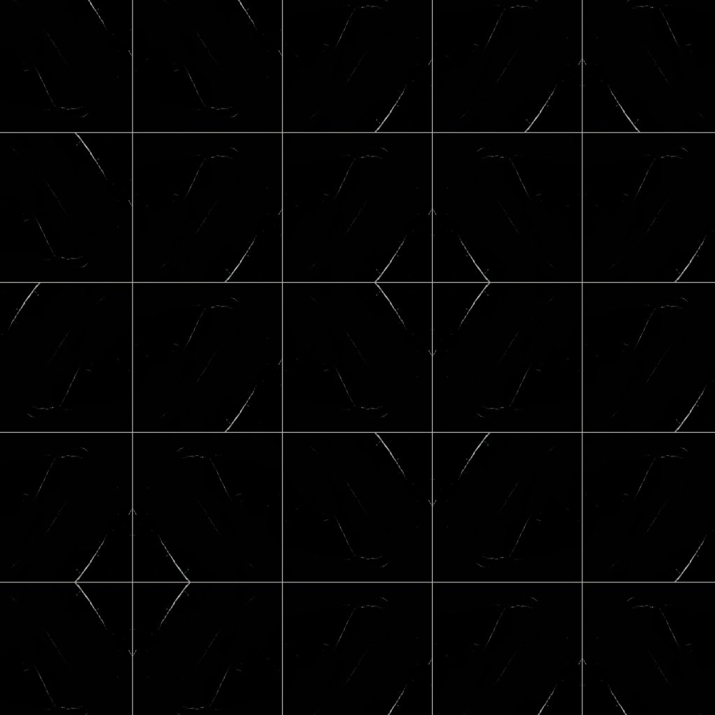 Marble Systems Black Polished Marble Tile 12x12 - Black
