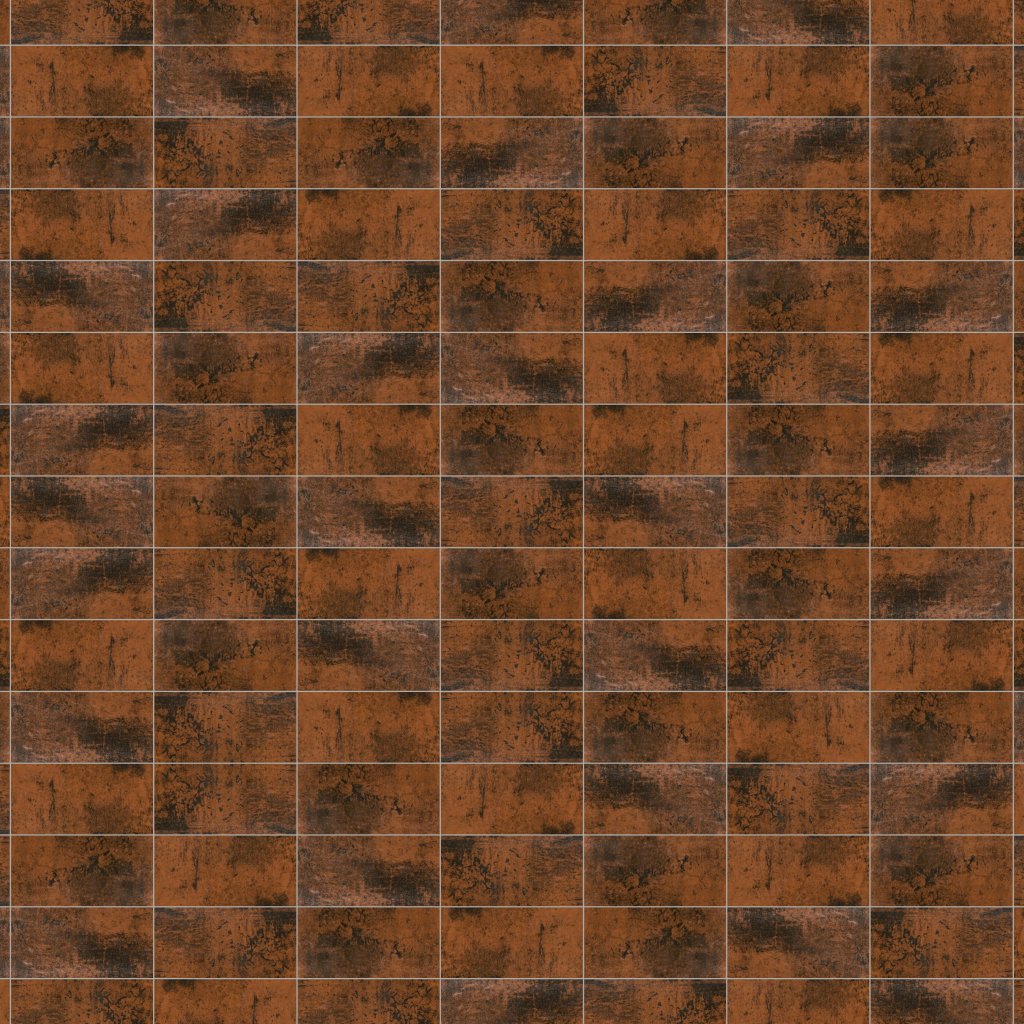 Marble Systems Sunset Matte Glazed Terracotta Tile 4x8 - Sunset