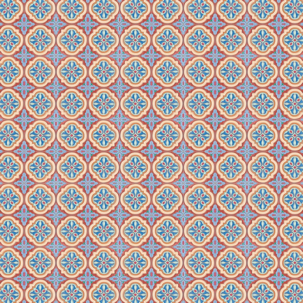 Marble Systems 506 A Glazed Ceramic Tile 6x6 - 506 A