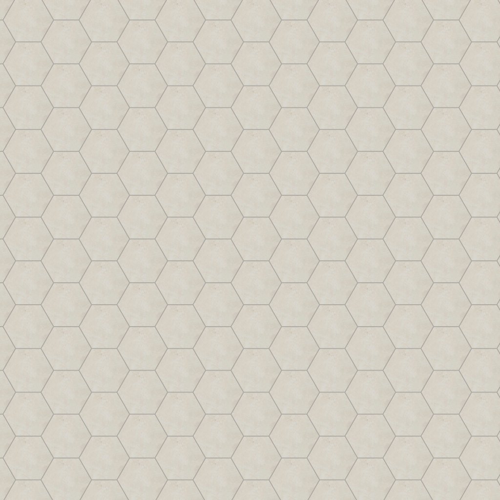 Marble Systems Crema Marfil Polished Hexagon Waterjet Marble Tile 5 25/32x5 - Crema Marfil