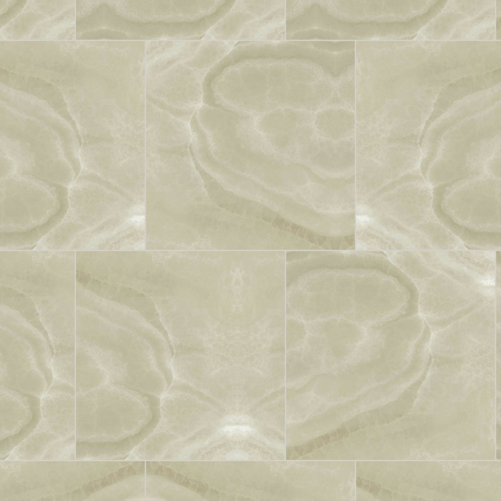 Qualis Ceramica Lustra 24x24 Onyx Hazel Honed