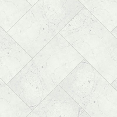 Qualis Ceramica Eterna Bianco 18x36 Polished - Herringbone