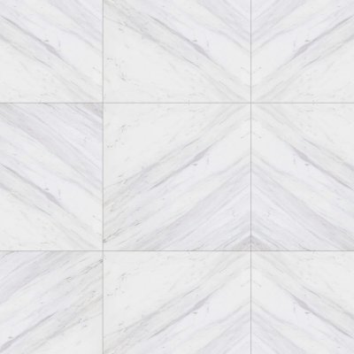 Marble Systems Volakas Venus Polished Porcelain Backed Patterned Marble Tile 24x24 - Volakas Venus - 24" x 24" x 1/2"