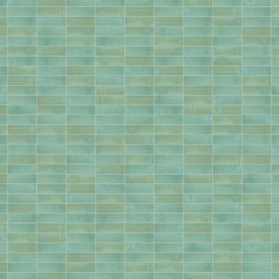 Qualis Ceramica Aruba 2x6 Moss Gloss - 2" x 6"