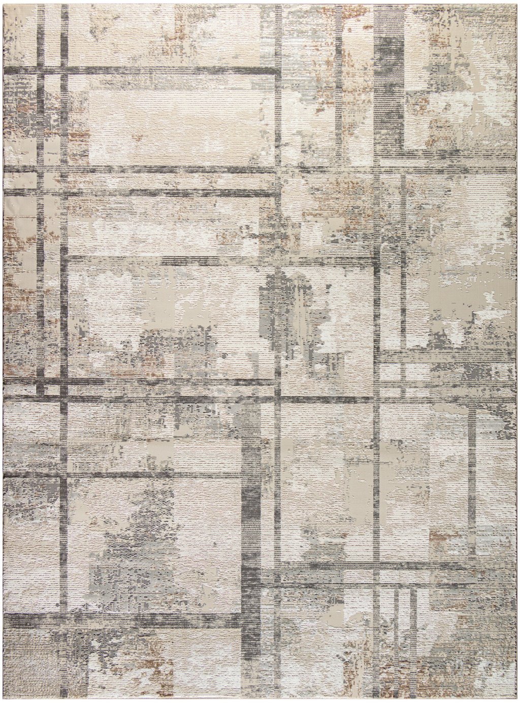 Nourison Home Nourison Sustainable Trends SUT02 7'10" x 9'10" Ivory Multicolor Modern Indoor Rug